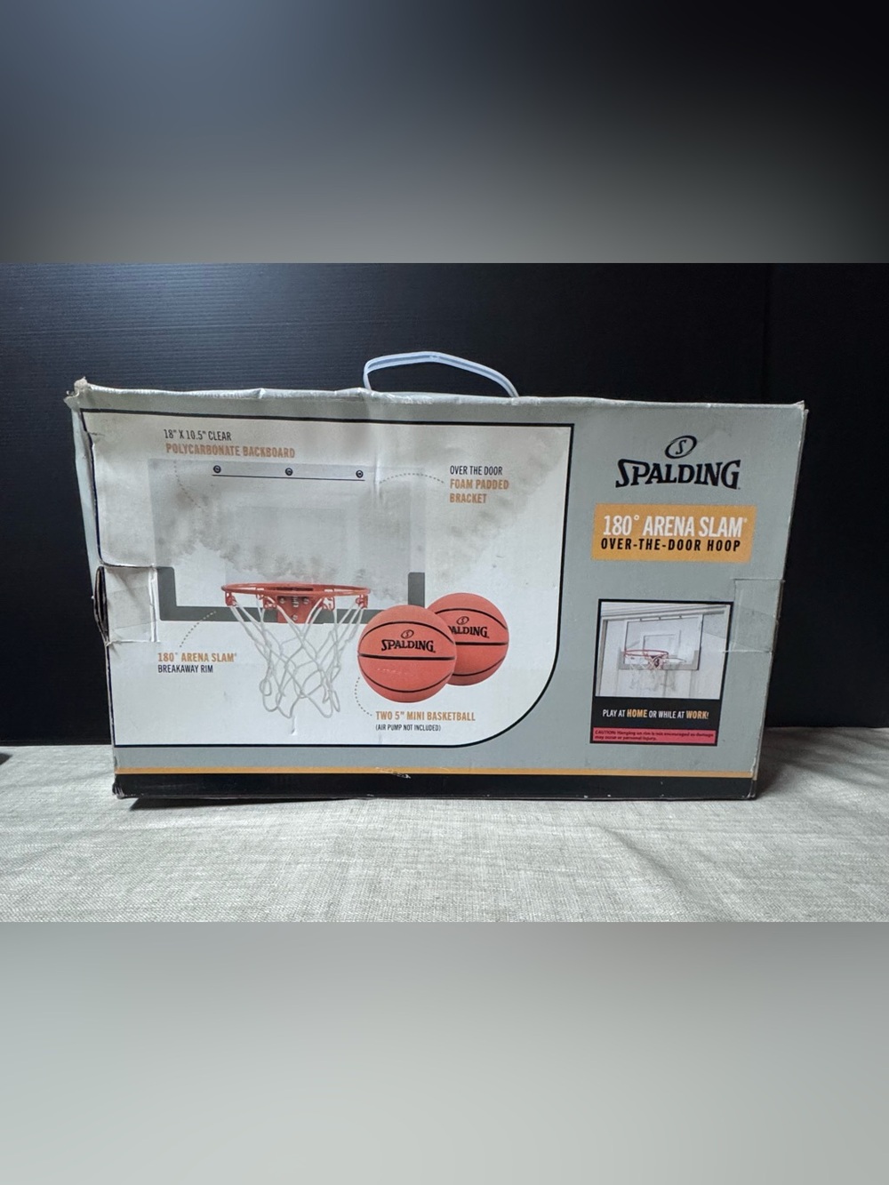 Spalding 180 Arena Slam Over-The-Door
Basketball Hoop: